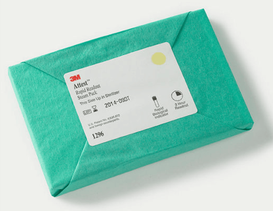 Paquete de Prueba de Indicador Biológico de Lectura Rápida 3M™ Attest™