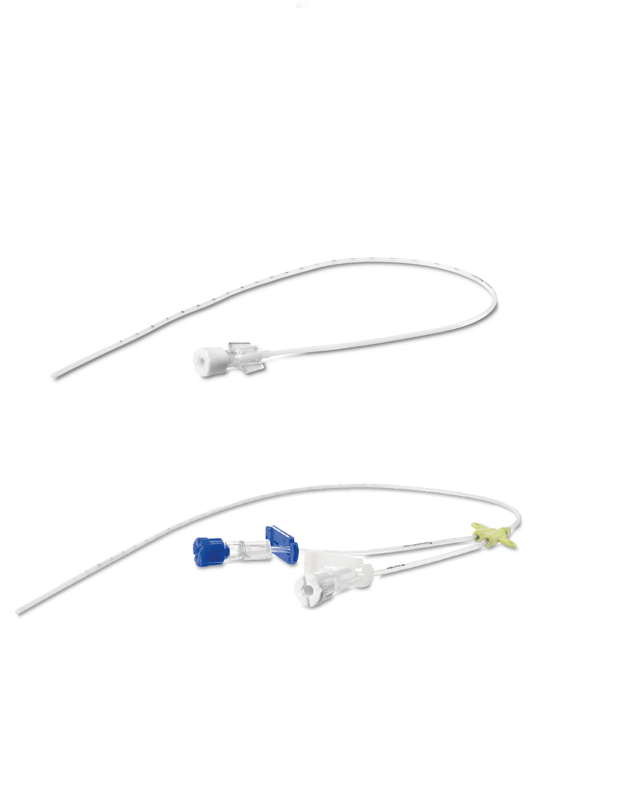Catéter umbilical arterial simple y doble lumen