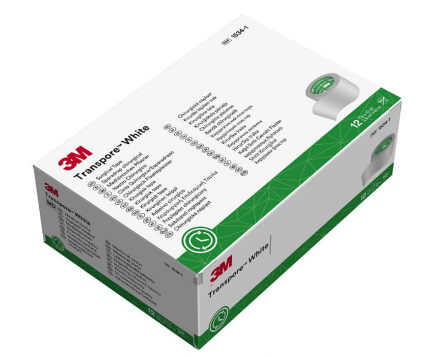 Cinta Quirúrgica 3M™ Transpore™ White